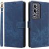 Generico CUSTODIA compatibile con OPPO A80 5G CPH2639 cover STAND flip libro MAGNETICA GEL SILICONE protezione TPU eco pelle PORTAFOGLIO taschi vano caed porta carte (Blu)