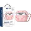 Generic Custodia per AirPods Pro 2/1 XDcase Retro Game Console Style Silicone Earbuds Case(rosa)