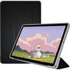 AKNICI Custodia Cover per TECLAST P30T/TECLAST P30 Tablet 10.1 Pollici, PU Pelle Ultra Sottile Leggero in Tri-Fold con Auto Svegliati/Sonno Retro in Morbido TPU per TECLAST P30T/TECLAST P30, Nero