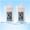 Generic Confezione da 2 custodie impermeabili per telefono, per iPhone 16 15 14 13 12 Pro Max Plus XR e Galaxy S24 S23 S22 IPX8 custodia sportiva all'aperto (bianco)