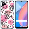 Tumundosmartphone Custodia in silicone trasparente per Blackview Oscal C20 / C20 Pro design fiori 09 disegni