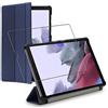 ebestStar - Cover per Samsung Galaxy Tab A7 Lite 8.7 T220 T225, Custodia Protezione Flip Magnetica, Slim Case Sottile Pelle PU, Blu scuro + Vetro Temperato