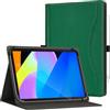 GOZOPO Custodia Universale per Tablet 10,1 Pollici/TECLAST P33/ M50T | Multi-angolo Supporto Folio Cover per Laptok/ WOREGOO/ Whitedeer/Android Tablet 10 Pollici/9,6-11 Pollici Tablet (Mverde)