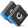 CELLONIC 2x Batteria compatibile con GoPro Hero 7 Black, 8, 6, IS 16046 | 1200mAh, 3.85V, Ioni di Litio per GoPro 421850, 025416, AHDBT-801, R-41047830
