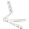 Generic Supporto universale per telefoni cellulari e tablet, pieghevole, regolabile in altezza, con base antiscivolo, perfetto per live streaming e uso multifunzione (bianco)