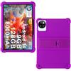 AKNICI Custodia Silicone per DOOGEE T10W/DOOGEE T10 Plus/DOOGEE T10 PRO/DOOGEE T10/DOOGEE T10S/DOOGEE U10/DOOGEE U10 PRO/DOOGEE U9 Tablet 10 Pollici, Protettiva Cover con Supporto Integrato, Viola