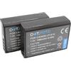 Dot.Foto 2 x Dot.Foto LP-E10 Premium 7.4v / 1080mAh Batteria Ricaricabile per Canon EOS 1100D, 1200D, 1300D, 1500D, 2000D, 3000D, 4000D