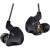 Keephifi CCZ DC02 IEM Auricolari In Ear Monitor,Doppio Circuito Magnetico DD,Cuffie con Filo Gaming in Metallo Satinato Con Diaframma Composito In PU+PET di Alta Qualità per Musicisti,Cantanti,Drummer