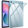 TiMOVO Custodia Trasparente per Samsung Galaxy Tab S6 Lite 10,4'' | Ultracotto, Leggero, Retro Trasparente in TPU, Ritagli Precisi
