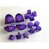 Perfect Part Placcatura L1 L2 R1 R2 Trigger Button Kit per PS4 Sony Playstation DualShock 4 Controller Cromato Viola (con 2 pz Molle)