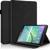 Succtopy Custodia Samsung Galaxy Tab S2 9,7(SM-T810/T815/T815/T819) Cover in Pelle PU Flip Portafoglio con Porta Penna Galaxy Tab S2 9,7 Custodia con Funzione di Supporto Samsung Tab S2 - Nero