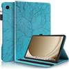 Succtopy Custodia per Samsung Galaxy Tab A11+/A11 Plus 11 Pollici 2025 SM-X230 SM-X235 SM-X236B Cover in Pelle PU con Porta Penna Case Protettiva con Funzione di Supporto Blu