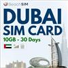 BeachSIM Carta Sim Dubai 30 giorni. 10 GB di Dati Solo a Velocità 4G/5G. Attivazione Rapida. Facile da Ricaricare. Funziona Su dispositivi iOS e Android