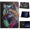LSPCASA Custodia per tablet Samsung Galaxy Tab A8 10,5 SM-X200/X205 | Custodia a portafoglio in pelle PU con funzione di supporto multi-angolo e custodia a portafoglio per tablet Galaxy Tab A8