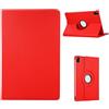 AYXYYDS Rotante Custodia per Redmi Pad SE 11 pollici Tablet 2023, Custodia protettiva Rotante 360 Gradi per Xiaomi Redmi Pad SE Tablet (Rosso)