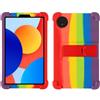 Generico Custodia Per Redmi Pad SE 8.7 - Leggera custodia protettiva antiurto per bambini morbida Silicone Case Cover per Xiaomi Redmi Pad SE 8.7 inch (MColor)