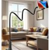 Generic Supporto per telefono a collo di cigno per letto, supporto per telefono con clip per scrivania, rotazione a 360 gradi, supporto flessibile per cellulare, supporto universale per tablet, compatibile