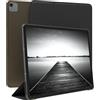 EAZY CASE - Coperchio di protezione per Apple iPad Air 13 M3 (2025) Smart Cover Tablet Smartcase per alzarsi in piedi, con funzione di stand Sleep Wake Up, in pelle sintetica, Nero