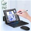 Generic Pennini capacitivi per touch screen, punta a disco trasparente e matita a punta rotonda in silicone, alta precisione e sensibilità, adatto per iPhone/iPad/tablet Android, universale, tutti i touch