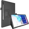 Lobwerk Custodia per Samsung Galaxy Tab S6 SM-T860 10.5 Smart Cover con Supporto Nero Nero
