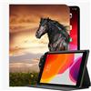 YENDOSTEEN Case Fit Nuovo IPad 8a Generazione 10.2 2020 / iPad 7th Gen 2019, Case in esecuzione tramonto Custodia da campo Slim Shell Cover per iPad 10.2 pollici