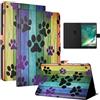 LSPCASA Custodia per iPad mini 5 2019 Modello 5ª Generazione 7,9 Pollici PU Pelle Folio Flip Case Custodia Tablet per iPad mini 5/4/3/2/1 Generazione Custodia Protettiva con Scomparti per Carte