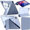 A-BEAUTY Custodia Compatibile con Xiaomi Redmi Pad 2 11 Pollici 2025 con Portapenne, Cover Trasparente Antiurto, Supporto Trifold 6 in 1 a Forma di Y, Auto Sonno/Veglia, Lavanda