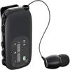 SUNSEATON Auricolare Bluetooth Singolo con Filo Retrattile Display LCD, Grigio | Auricolar Senza Fili con Microfono, Cuffia Lavalier, 20 Ore di Ascolto, Connessione a 2 Cellulari, Bluetooth 5.4