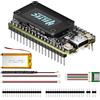 Heltec Automation Heltec V4 ESP32 LoRa 32 Scheda di sviluppo Meshtastic Kit con batteria da 3000 mAh e GPS GNSS ESP32-S3 SX1262 27 dBm Display OLED per Meshtastic WiFi IoT Arduino Comunicazione wireless
