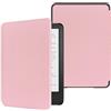Generic Custodia per Kindle 6 (11a generazione, 2024/2022), pelle PU di alta qualità, ultra sottile e leggera, custodia protettiva resistente con funzione di spegnimento automatico, rosa