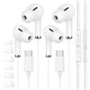 SGRLRT Cuffie USB C per iPhone 17 16 15 Pro Max, Hi-Fi Stereo 2 Pack USB C Auricolari con filo, In-Ear Cuffie Type C con Microfono per iPhone 17/16/15 Pro, Galaxy S23/S22/S21/S20/Ultra Note 10/20, Pixel 9
