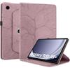 Succtopy Cover Compatibile con Samsung Galaxy Tab A9+/A9 Plus 11 Pollici 2023 360 Gradi di Rotazione Girevole Case Protettiva con Porta Penna Custodia Galaxy Tab A9+ 11 SM-X210/X215/X216 Oro Rosa