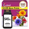 Cyloral 545XL Cartucce per PG-545 XL Canon TS3150 TR4651 iP2855 Nero | Compatibile con Canon TS3120 TS3150 TS3350 TS3440 TS3450 TR4540 TR4550 TR4650 iP2840 iP2850 PG-545XL CL-546XL Cartuccia