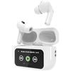 Gembird GMB Audio TWS-LCD-ANC-01-W Cuffia e Auricolare Wireless in-Ear Musica e Chiamate USB Tipo-C Bluetooth Bianco