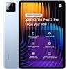 Xiaomi Pad 7 Pro Ai WiFi Versione Globale (senza chiamate o messaggi) 11.2 3.2K 144Hz 8850mAh Bluetooth 5.4 Quattro Altoparlanti 50 Mp Cam Modello 24091RPADG (Blu, 512GB + 12GB)