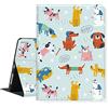 LI-LOVE Custodia per iPad A16 11 2025 (11a generazione), iPad 10a generazione 11 2022, cane Auto Wake Sleep Smart Soft TPU Folio Stand Cover con angoli regolabili Custodia