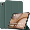 MGUEIAO Cover Compatibile con OnePlus Pad 4 13.2, Custodia in Pelle PU Ultrasottile con Supporto Trifold, Retro in TPU Morbido, Antiurto - Green