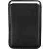 Generic Supporto magnetico portatile in pelle per telefono, supporto per 3 carte di credito, per iPhone 17 16 15 14 13 12 (nero)