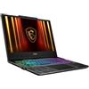 MSI Cyborg 15, laptop da gaming, 15,6 pollici Full HD 144 Hz, Intel Core i7 1240H, NVIDIA GeForce RTX 5060, 16 GB DDR5, 1 TB SSD, Windows 11 Home, tastiera QWERTZ, nero, B2RWFKG-068