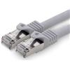 1aTTack.de 1m CAT7 Cavo di rete LAN RJ45 10 Gigabit, 1 pezzo - grigio | Cavo patch Ethernet, rame, schermatura SFTP PiMF, DSL, switch, modem, router, patch panel, CAT7 CAT6 CAT5