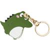 AXFEE Airtags Portachiavi in PU Pelle, Porta Air Tag per GSP Apple | Airtag Cover per Chiavi Zaini e Animale, Portatile, Anti-graffio, Mantiene un Segnale Forte- Dinosauro