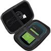 Blueshaweu Custodia rigida di trasporto Compatibile per Garmin eTrex 22x,borsa da viaggio per Custodia portatile per GPS,Custodia di archiviazione, resistente all'acqua, a prova di urto (Nero)