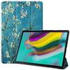 FanTing Samsung Galaxy Tab S5e Cover, Ultrasottile Custodia in Pelle PU, con Stand per Samsung Galaxy Tab S5e -Fiore di Albicocca