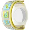 Dingfeiyu Braccialetto per Apple AirTag, Anti-smarrimento e Anti-graffio Custodia Cover AirTag per Bambini, Adolescenti, Anziani (Giallo)