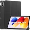 Afikyutu Custodia per Xiaomi Redmi Pad 2 Pro, Slim Stand Cover Protettiva Shell con Auto Sonno/Veglia, Sottile e Leggera, Cover Nero.