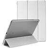 ProCase Custodia per iPad 9.7 2018 6a Generazione/2017 iPad 5a Generazione - Smart Cover Stand Ultral Leggero Slim,con Cover Posteriore Traslucida Smerigliata per iPad 9,7 pollici-Argento