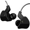 Yinyoo CCZ Melody Gaming Auricolari IEM,HiFi In Ear Monitor con Ibridi 1DD + 1BA,Cuffie con filo con Cavo 2PIN Removibile,Earphone per Musicisti e Palco(senza Microfono)