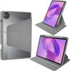 idudao Custodia Cover per Honor Pad 10 12.1 pollici 2025,360 rotazione multi-angolo trasparente Indietro Case per tablet con portapenne, Grigio