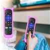Generic Custodia in silicone per telecomando con orecchie di gatto, custodia in silicone, universale, ricambio per controller (viola)