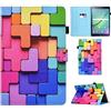 Auslbin Custodia per Samsung Galaxy Tab S2 9.7 Protezione in PU Pelle Cover Magnetica a Flip con Supporto per Samsung Galaxy Tab S2 9.7 - Blocchi